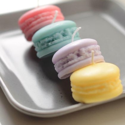 Moule bougie — Macarons — moule silicone artisanal MSB