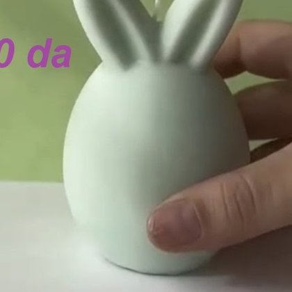 Moule bougie — Lapin grandes oreilles — moule silicone artisanal MSB