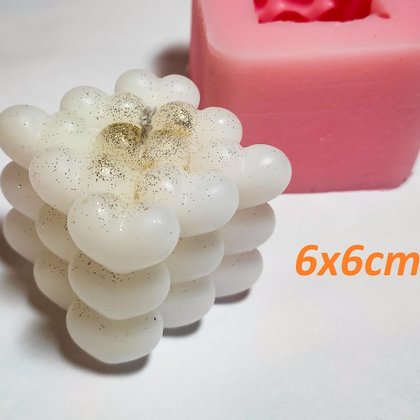 Moule savon — grappe de bulles 3D — moule silicone artisanal MSB