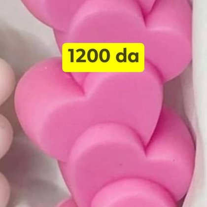 Moule bougie — cœurs empilés 3D — moule silicone artisanal MSB