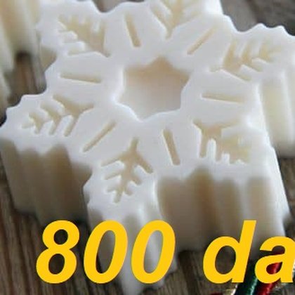 Moule savon — flocon de neige 6 branches — moule silicone artisanal MSB