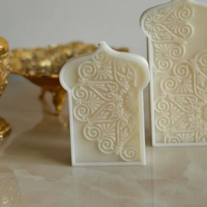Moule arche — arabesques en relief — moule silicone artisanal MSB