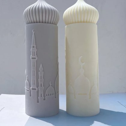 Moule tour — dôme mosquée nervuré — moule silicone artisanal MSB