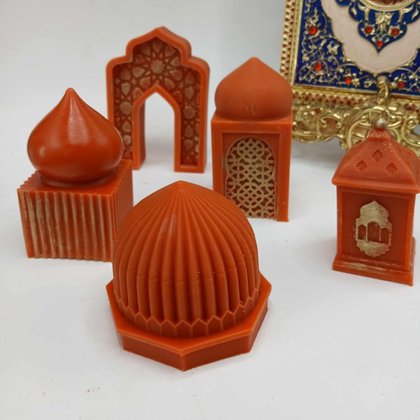 Moule dôme — assortiment mosquées — moule silicone artisanal MSB