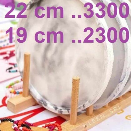 Moule plateau — rond ondulé 22 cm — moule silicone artisanal MSB