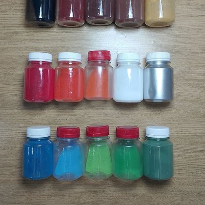 Moule accessoire — 15 pigments colorants — moule silicone artisanal MSB